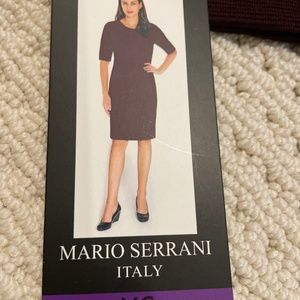 Mario Serrani of Italy - ribbed texture knit dress